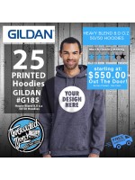 25 - Gildan Adult Heavy Blend™ 8 oz., 50/50 Hoodies #G185 