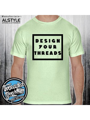 25 Alstyle 1701 Custom Screen Printed T Shirts Special