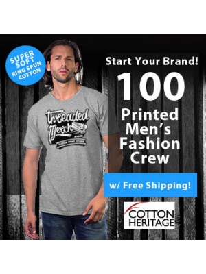 100 Custom Screen Printed Mens Fashion Ring Spun  T Shirts Special MC1044